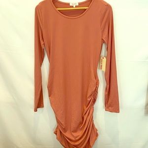 NEW Stella Tweed body con long sleeved dress M